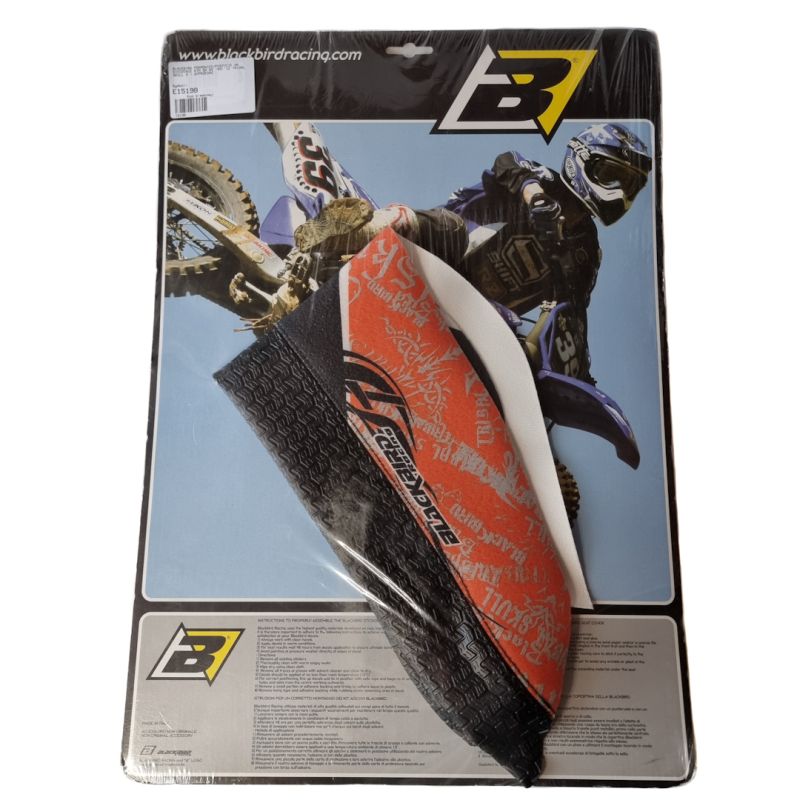 BLACKBIRD potah sedla KTM SX 65 09-12 TRIBAL SKULL 2 (BLACKBIRD potah sedla KTM SX 65 09-12 TRIBAL SKULL 2)