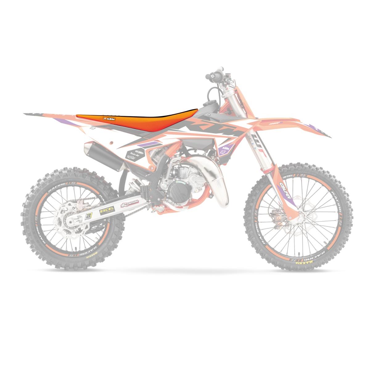 BLACKBIRD potah sedla KTM SX 85 25 doUBLE GRIP barva oranžová (BLACKBIRD potah sedla KTM SX 85 25 doUBLE GRIP barva oranžová)