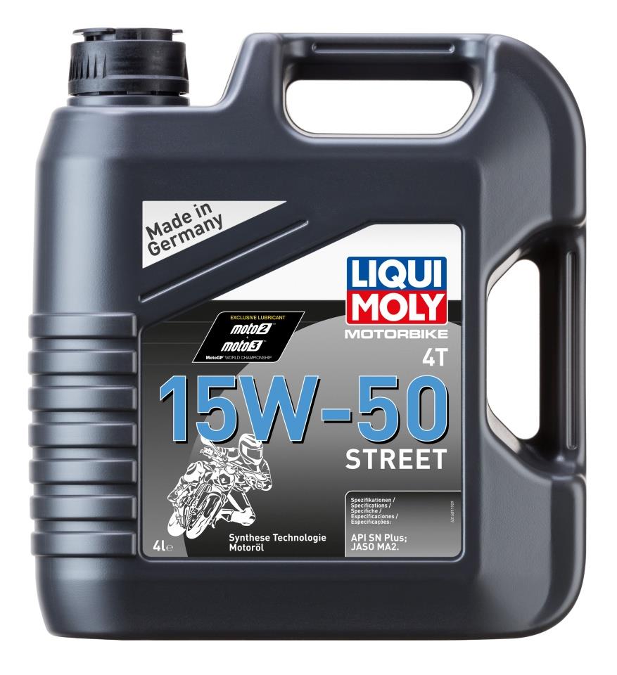LIQUI MOLY motorový olej MOTORBIKE 4T 15W50 STREET 4L (4) (LIQUI MOLY motorový olej MOTORBIKE 4T 15W50 STREET 4L (4))