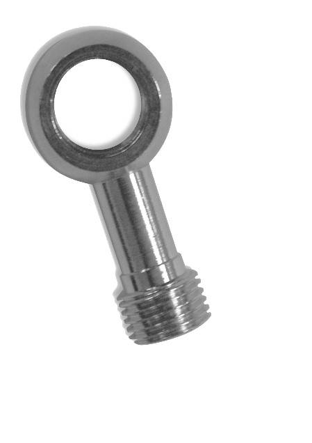 Brake hose end cap homologated simple (stainless steel) FREN TUBO 170005INOX-L