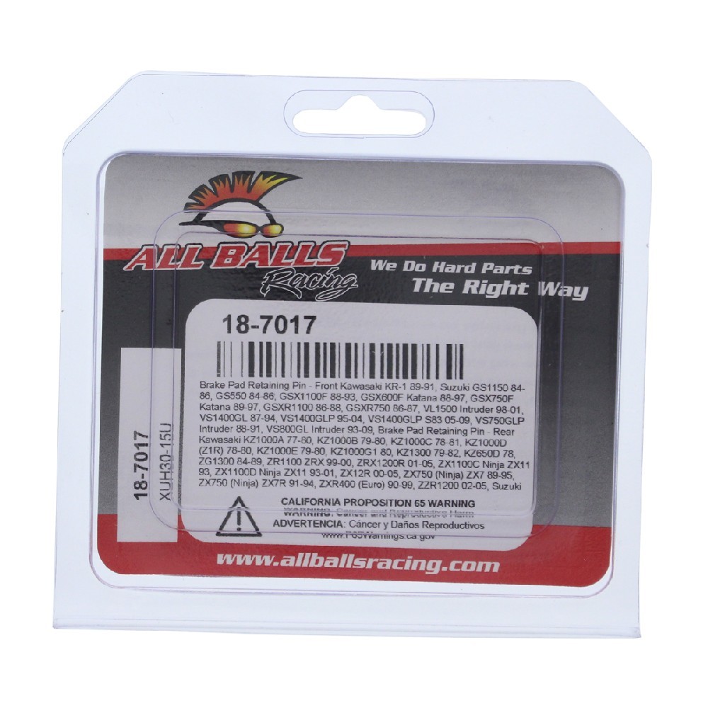 ALL BALLS čepy brzdových destiček přední / zadní KAWASAKI, SUZUKI