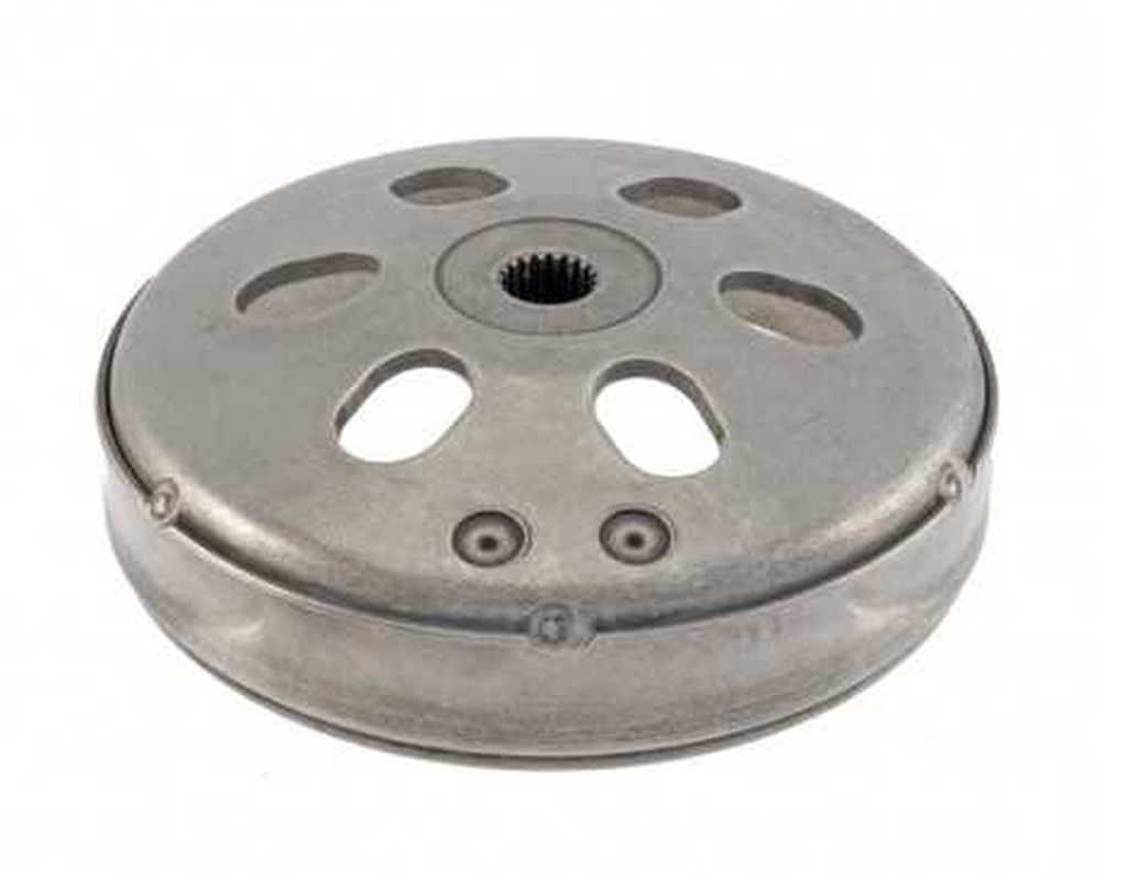 TecNIUm (VICMA) rivet coupling maxiscooter (clutch basket) HONDA fes pantheon 125 03-06, fes S-SWING 125 07-12, fes pantheon 150 98-09, nes 125 00-06, pcx 125 10-14, KEEWAY, KYMCO, MALAGUTI, PEUGEOT, SYM (to of engine gy6) (1007155) (19604)