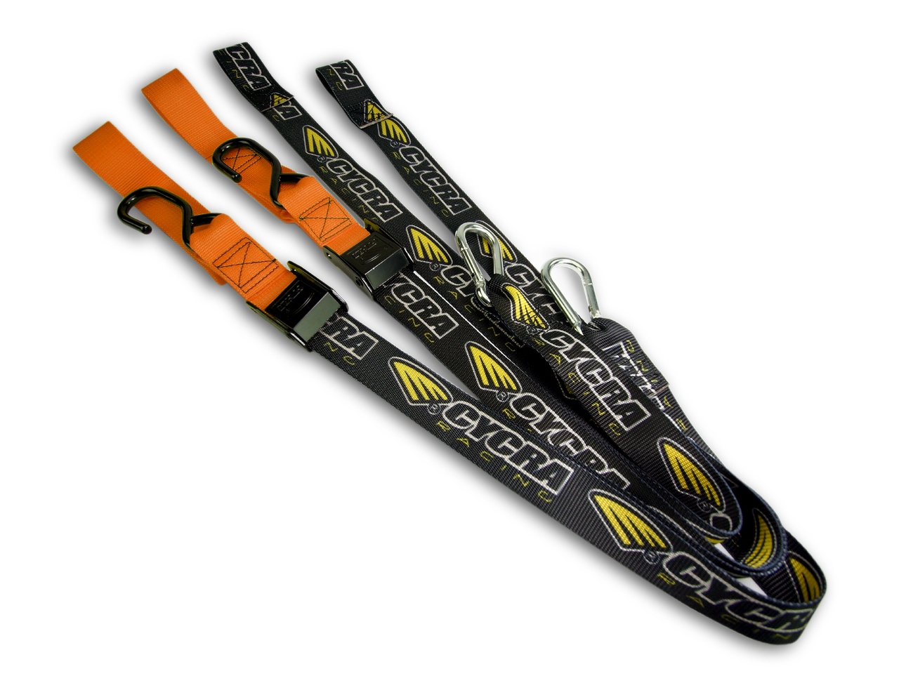 CYCRA motorcycle tie-down straps (TIE-DOWN) orange