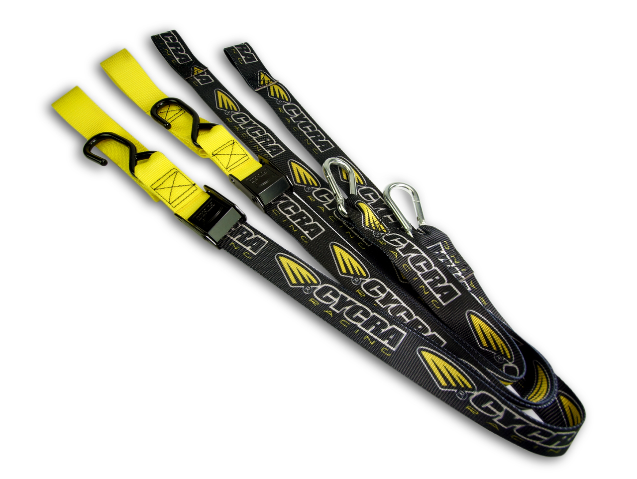 CYCRA motorcycle tie-down straps (TIE-DOWN) yellow