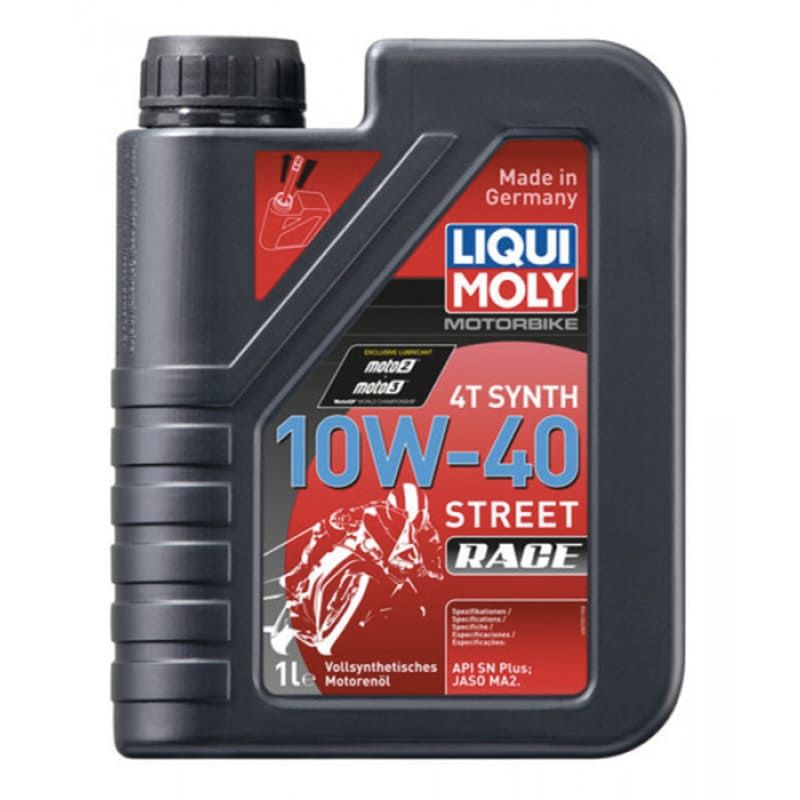 LIQUI MOLY MOTORBIKE motorový olej 4T SYNTH 10W-40 STREET RACE 1L (LIQUI MOLY MOTORBIKE motorový olej 4T SYNTH 10W-40 STREET RACE 1L)