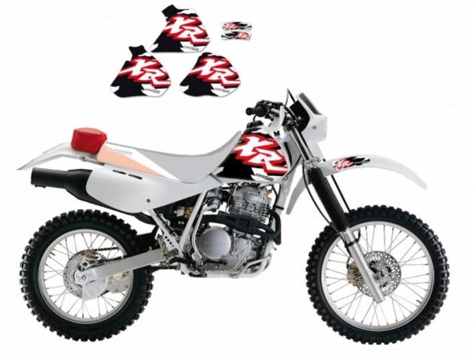 BLACKBIRD sada samolepek (dýhy) HONDA XR 250/350 88-95 ORIGINAL (17)