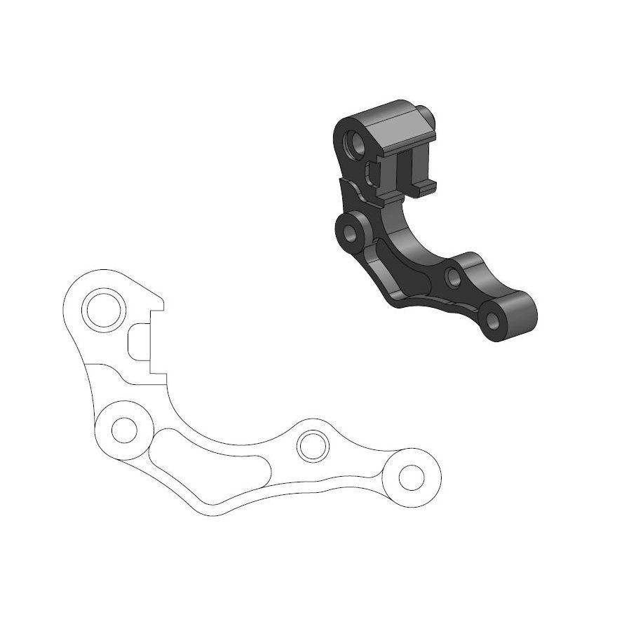 Levně MOTO-MASTER adaptér disku přední / přední 270mm (do třmenu OEM) HONDA CRF 250R/RX 19-, CRF 450R/RX 19- (MOTO-MASTER adaptér disku přední / přední)