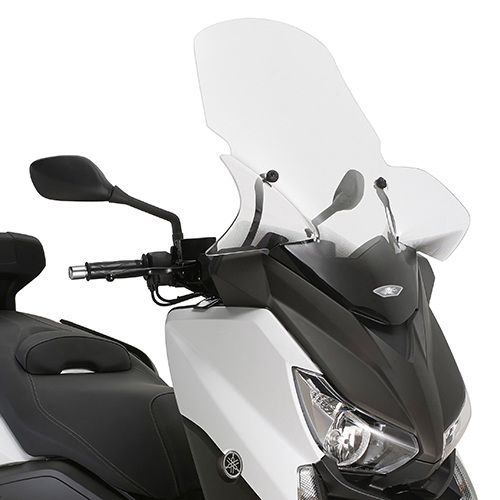 KAPPA plexi štít YAMAHA X-MAX 125-250 14-17, X-MAX 400 14-16, MBK EVOLYS 125/250 14-17 73 X 59 cm průhledný - potřebné upevnění D2111KIT