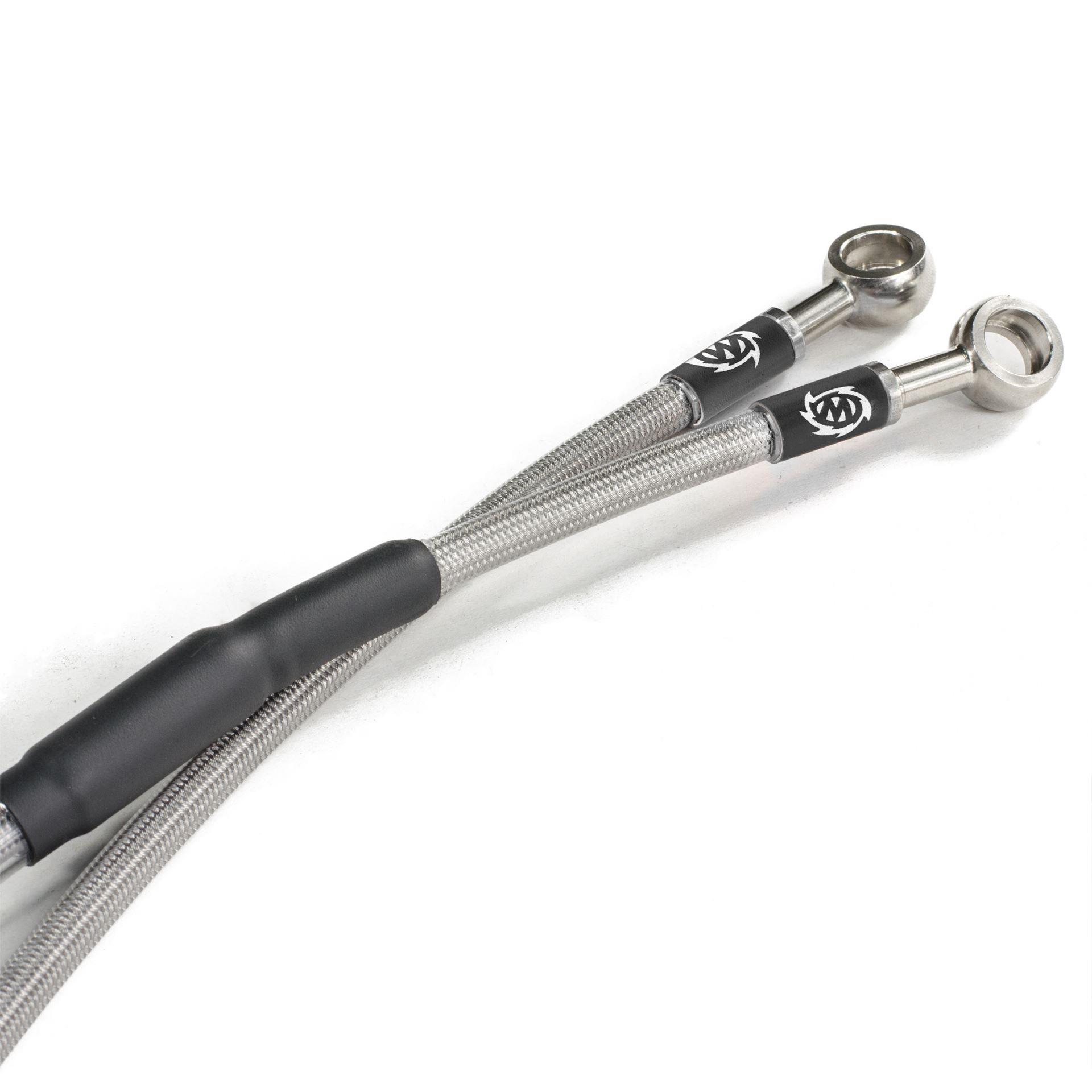 MOTO-MASTER brzdová hadička v ocelovém opletení zadní KTM SX/SXF/SX-F/EXC/EXCF/EXC-F 17-, HUSQVARNA TE/TC/FE/FC, GASGAS EC/EX/MC (MOTO-MASTER brzdová)