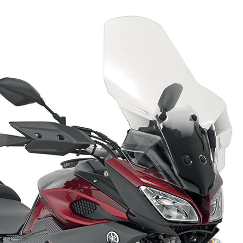 KAPPA plexi štít YAMAHA MT 09 850 TRACER 15-17 (69X50cm) průhledný - potřebné upevnění D2122KITK