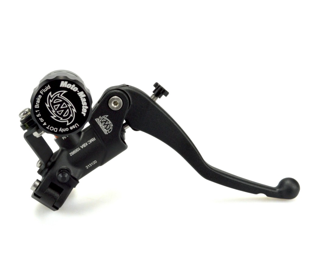 MOTO-MASTER radiální brzdová pumpa 12MM s pákou (BLACK MODEL) barva černá (NA OBJEDNÁVKU)