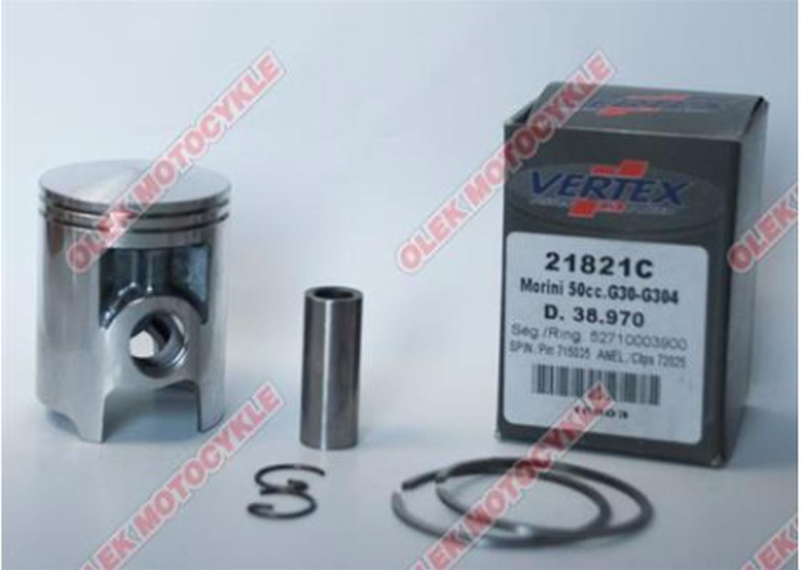Piston VERTEX morini G30, G304 50ccm (38,95mm) (21821A)