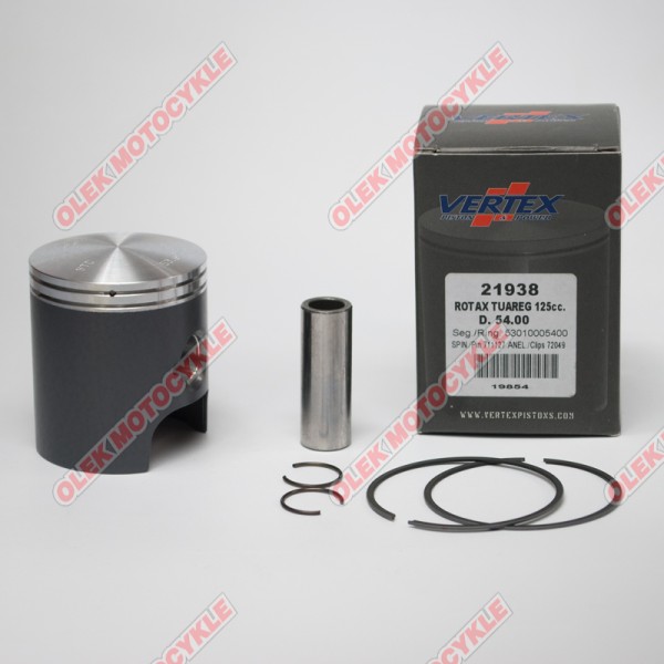 Levně Píst Vertex APRILIA TUAREG 125, litinový válec (53,95mm=nominální) (Píst Vertex APRILIA TUAREG 125, litinový válec (53,95mm=nominální))