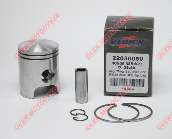 Piston VERTEX HONDA KYMCO/ HONDA nsr 50 (39,45mm) (+0,50mm) (22030050)