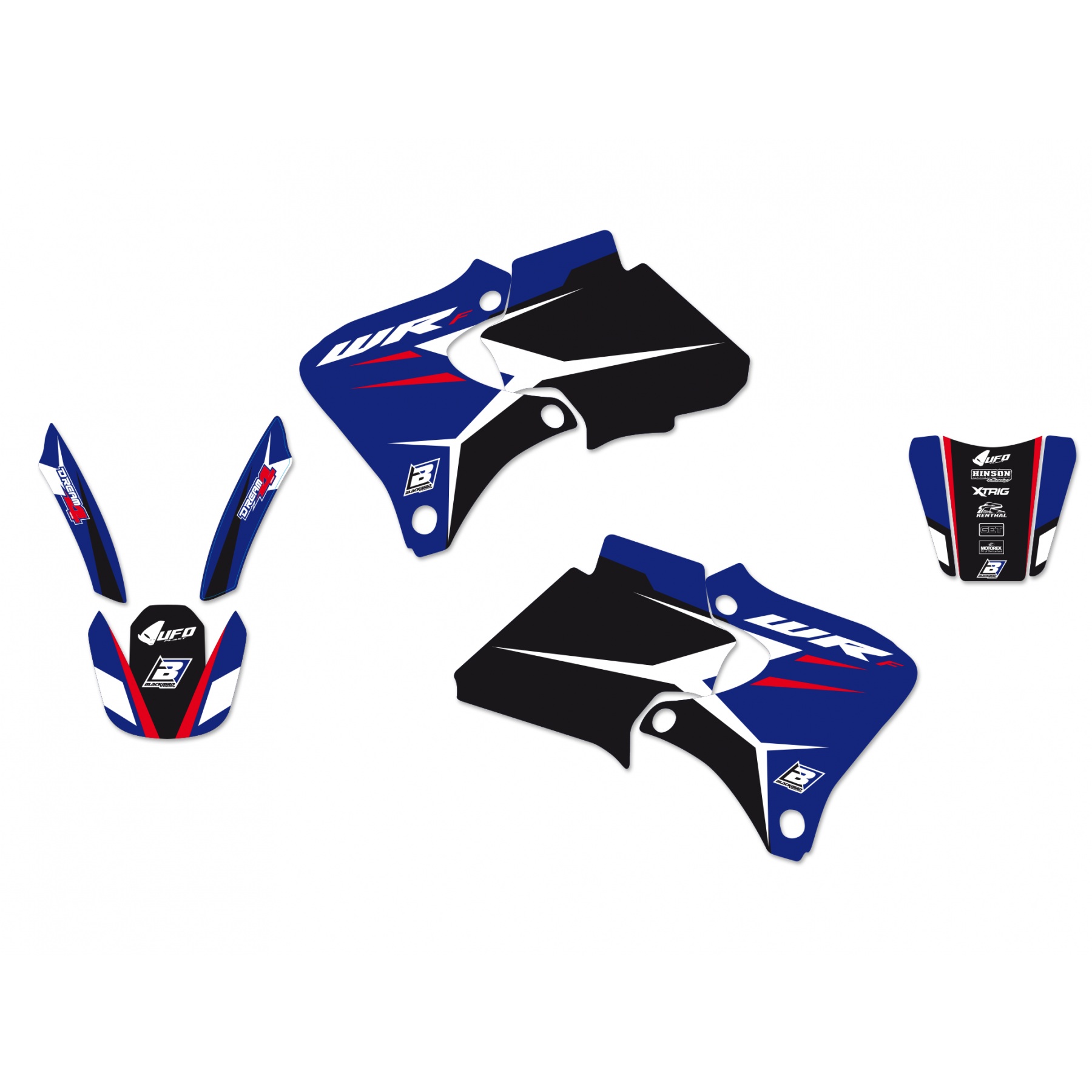 Sticker set (bottles) BLACKBIRD 2227N