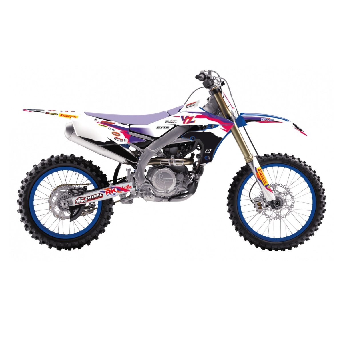 Levně BLACKBIRD sada samolepek (dýhy) YAMAHA YZ 250F 19-23, YZ 450F 18-22 REPLICA YAMAHA FACTORY závodní 23 (BLACKBIRD sada samolepek (dýhy) YAMAHA YZ 250F)