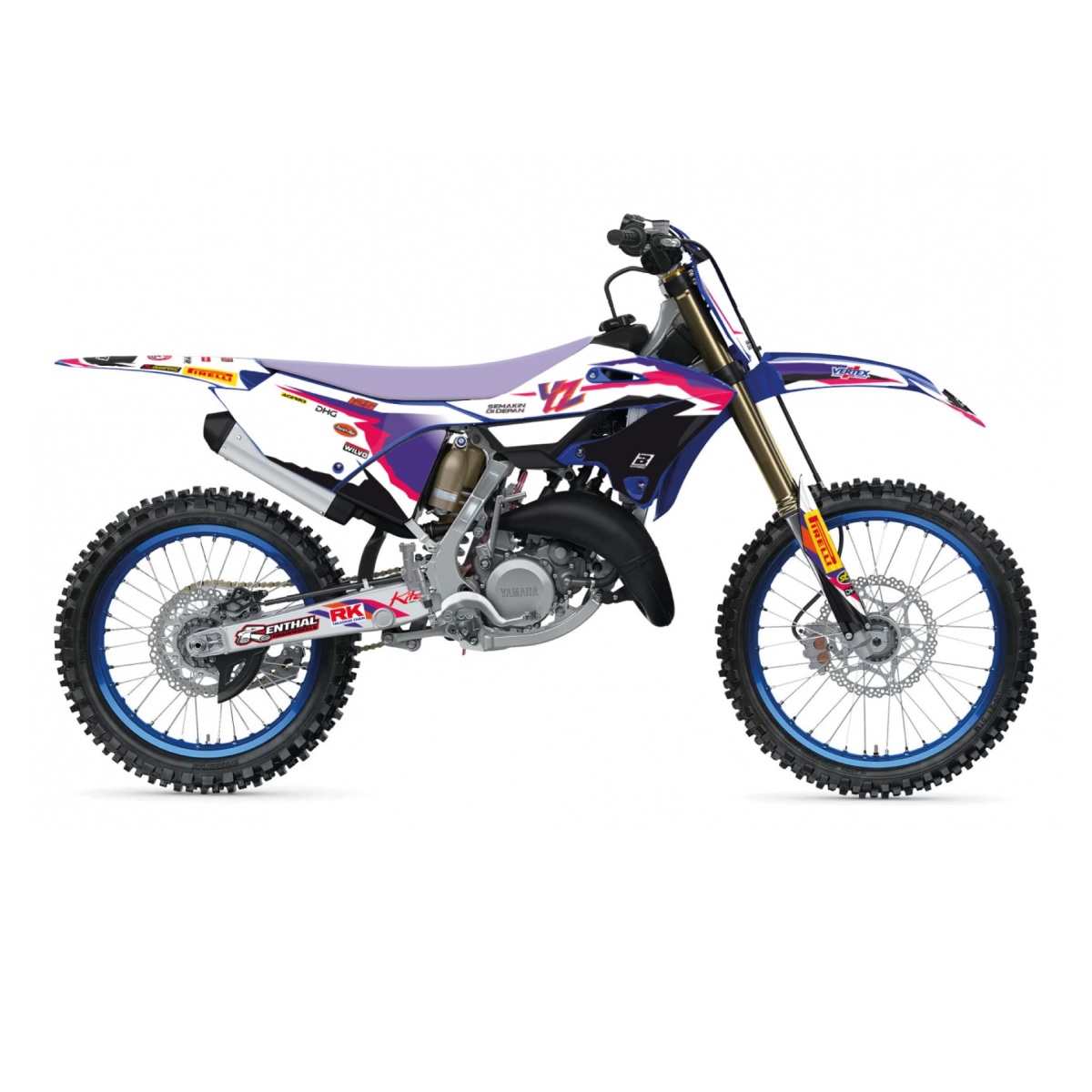 Levně BLACKBIRD sada samolepek (dýhy) YAMAHA YZ 125/250 22-24 REPLICA YAMAHA FACTORY závodní 23 50TH (BLACKBIRD sada samolepek (dýhy) YAMAHA YZ 125/250)