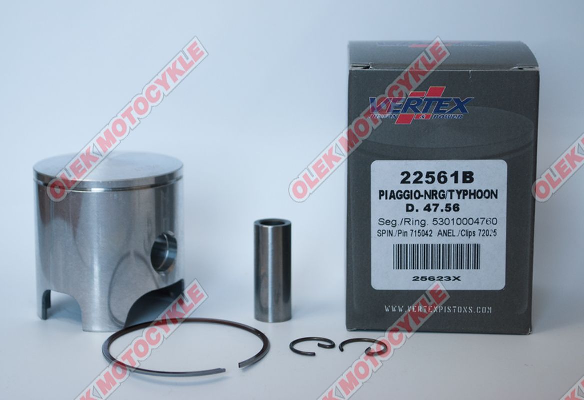 Piston VERTEX polini, GILERA, PIAGGIO 47,55mm (3010004760 x 1 piece) (22561A)