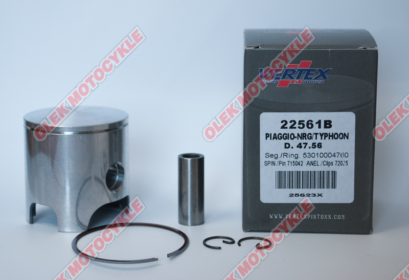 Piston VERTEX polini, GILERA, PIAGGIO 47,57mm (3010004760 x 1 piece) (22561C)
