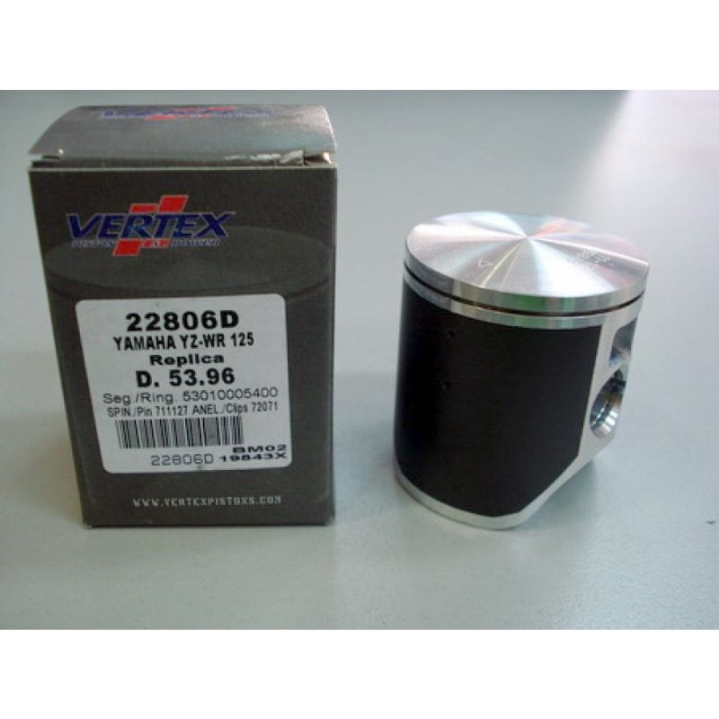 Piston VERTEX YAMAHA yz 125 (YZ125) 02-04 replica (53,97mm) (3010005400 x 1 piece) (22806E)
