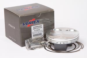 Piston VERTEX HONDA crf 450r 03-08, crf 450x 03-10 (+2mm) (22966200)