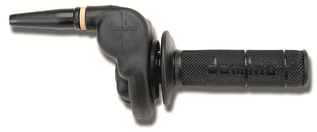 Tomino gas handle universal alumiNIUm 4t completecover and shandlemi (1150) colour black (one cable) (2350.03)