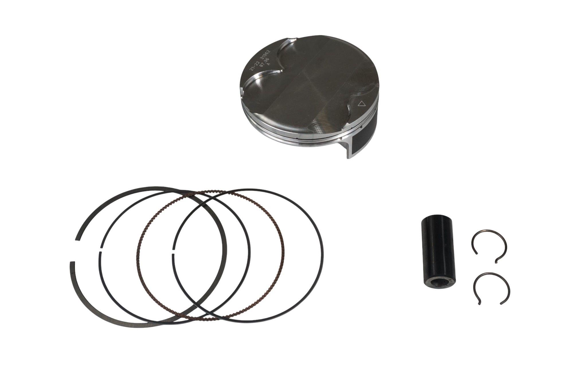 Píst Vertex KTM (4T) SXF 350 (SX-F350) 11-12 (13,5:1), EXCF 350 (EXC-F350) 12-16 (HC 12,8:1), HUSQVARNA FE 350 14-16 (HC 12,8:1) (87,96mm) - malé