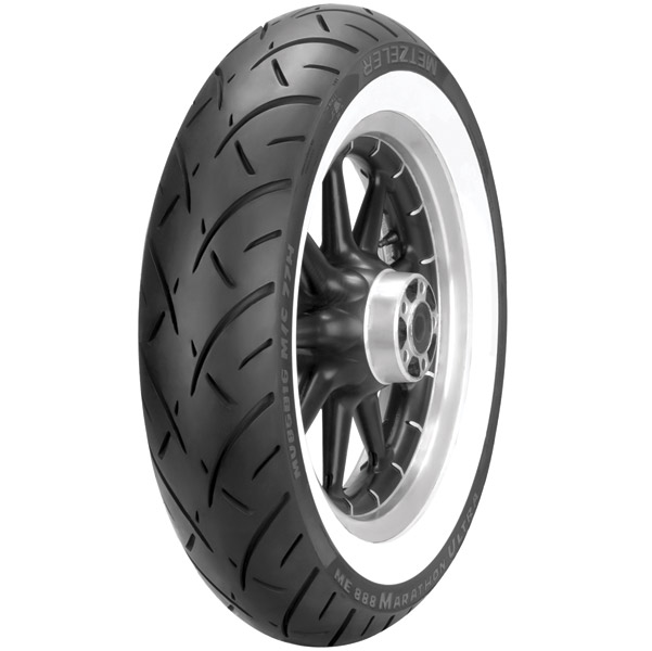 METZELER MH90-21 ME888 MARATHON ULTRA 54H TL M/C WWW BÍLÁ STRANA PŘEDNÍ DOT 2023