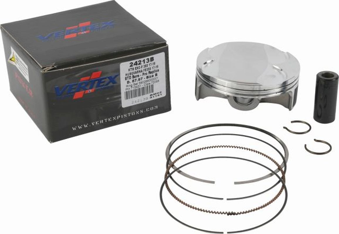 Piston VERTEX KTM (4t) excf 350 (EXC-F350) 17-19, HUSQVARNA fe 350 17-18 (87,98mm) (12,3:1=oem) (90288000001 x 1 complete) (24213C)