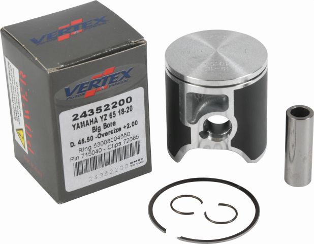 Piston VERTEX YAMAHA yz 65 18-25 big bore (45,45mm=+2,00mm) (24352200)