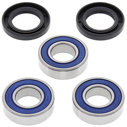 ALL BALLS ložiska předního kola s těsnícími prvky KAWASAKI VN 900 06-18, zadního SUZUKI RM 125 92-94, RM 250 92-95