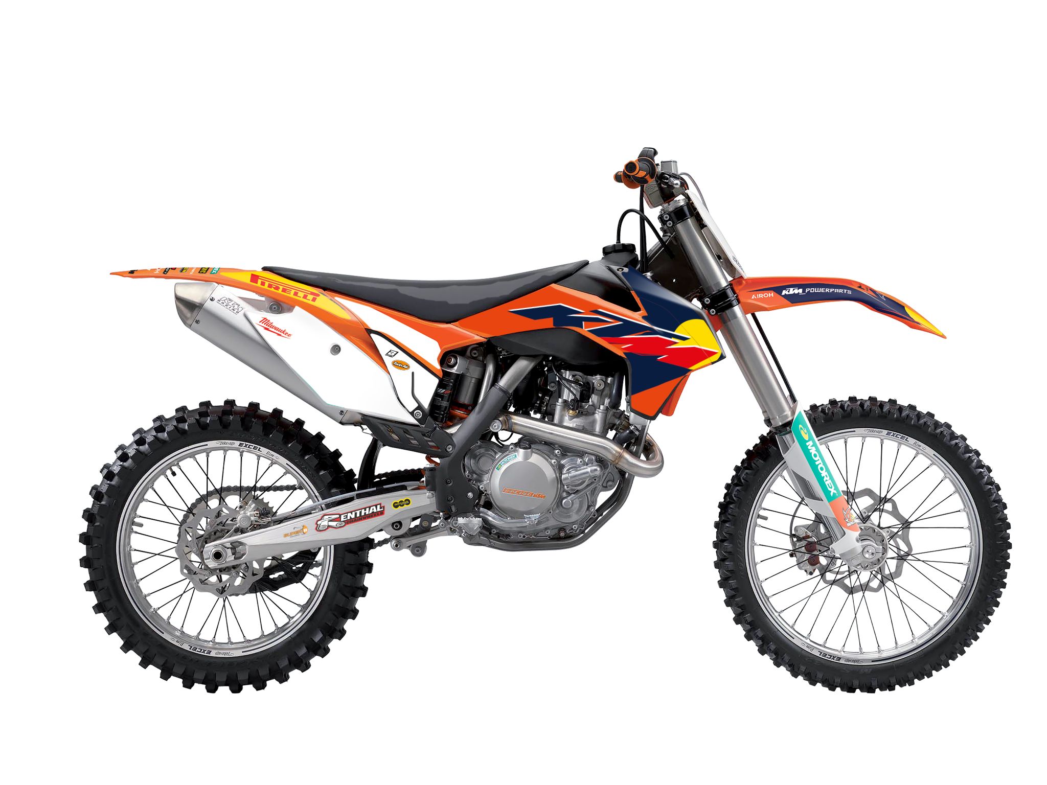 BLACKBIRD sada polepů KTM SX/SX-F '13-'15, EXC/EXC-F '14-'16 REPLICA TEAM KTM FACTORY MXGP 26