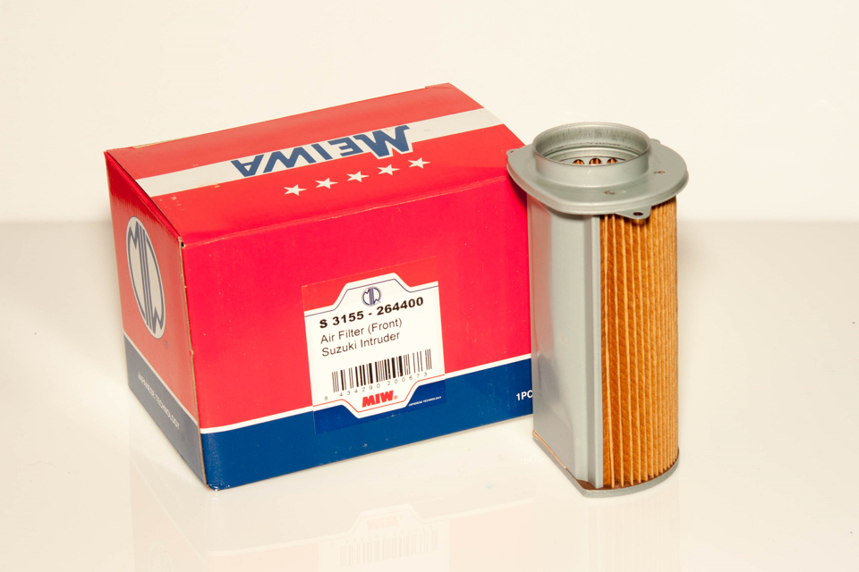 MIW [MEIWA] vzduchový filtr SUZUKI VS 600/700/750/800 INTRUDER 87-09 přední (kulatý) (HFA3606) (do kompletu S3156) (50)