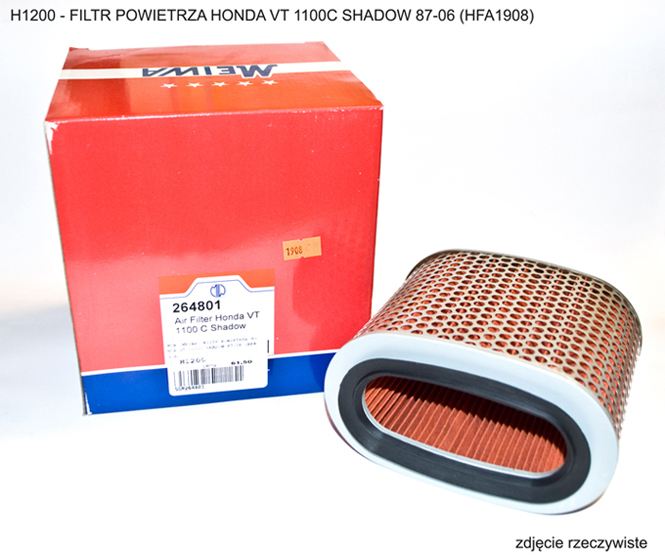 MIW [MEIWA] vzduchový filtr HONDA VT 1100C SHAdoW 87-06 (HFA1908)