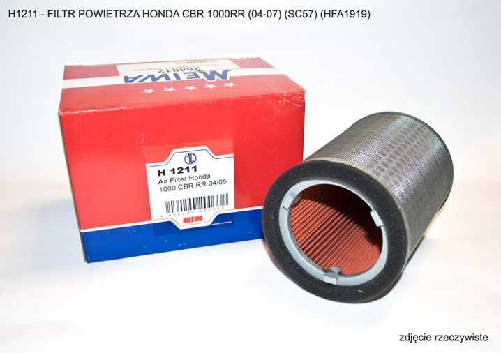 MIW [MEIWA] vzduchový filtr HONDA CBR 1000RR (04-07) (SC57) (HFA1919) (50)