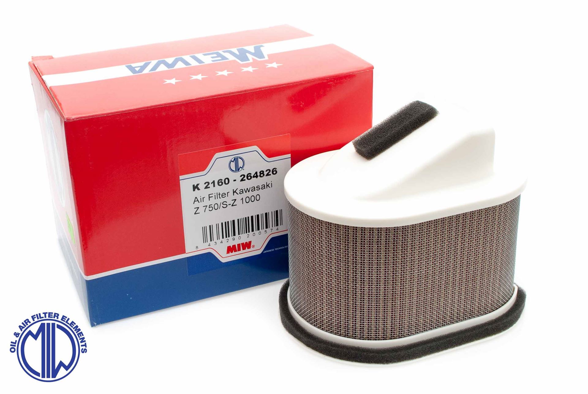 MIW [MEIWA] vzduchový filtr KAWASAKI s 750 (05-12) s 1000 (03-09) (HFA2707) (OEM:11013-1302) (50)