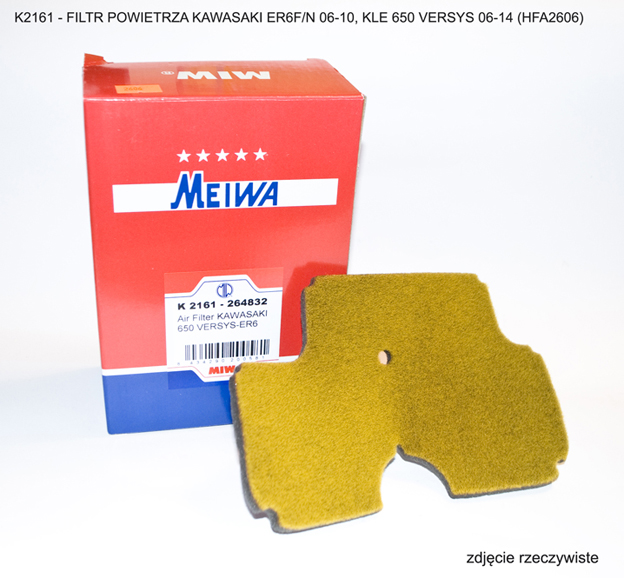 MIW [MEIWA] vzduchový filtr KAWASAKI ER6F/N 06-10, KLE 650 VERSYS 06-14 (HFA2606) (50)