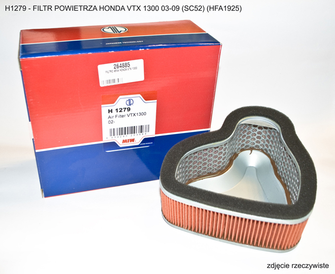 Levně MIW [MEIWA] vzduchový filtr HONDA VTX 1300 03-09 (SC52) (HFA1925) (OEM:17213-MEA-670) (MIW [MEIWA] vzduchový filtr HONDA VTX 1300 03-09 (SC52))