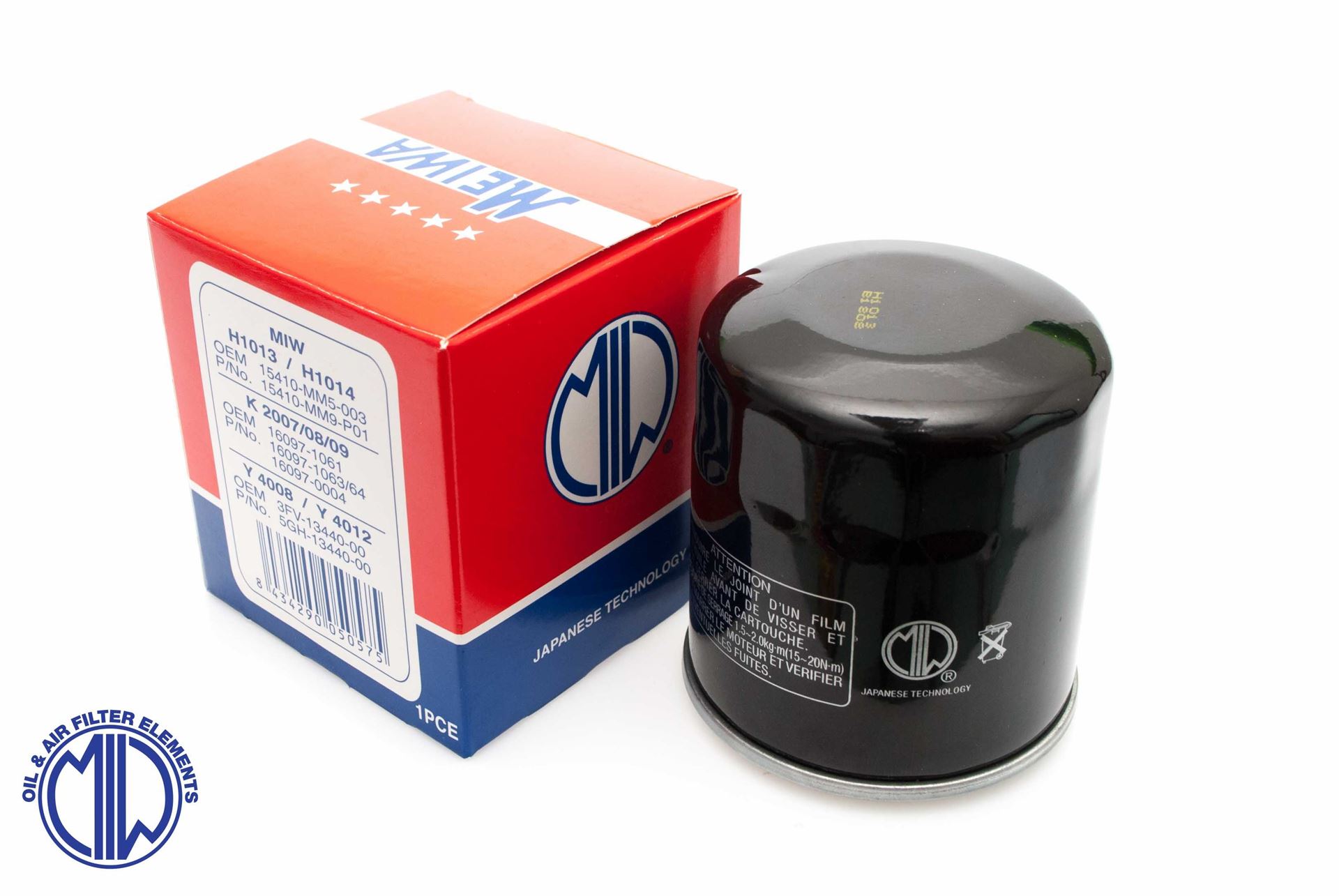 MIW [MEIWA] olejový filtr HONDA/ KAWASAKI/ POLARIS/ YAMAHA (HF303) (50)