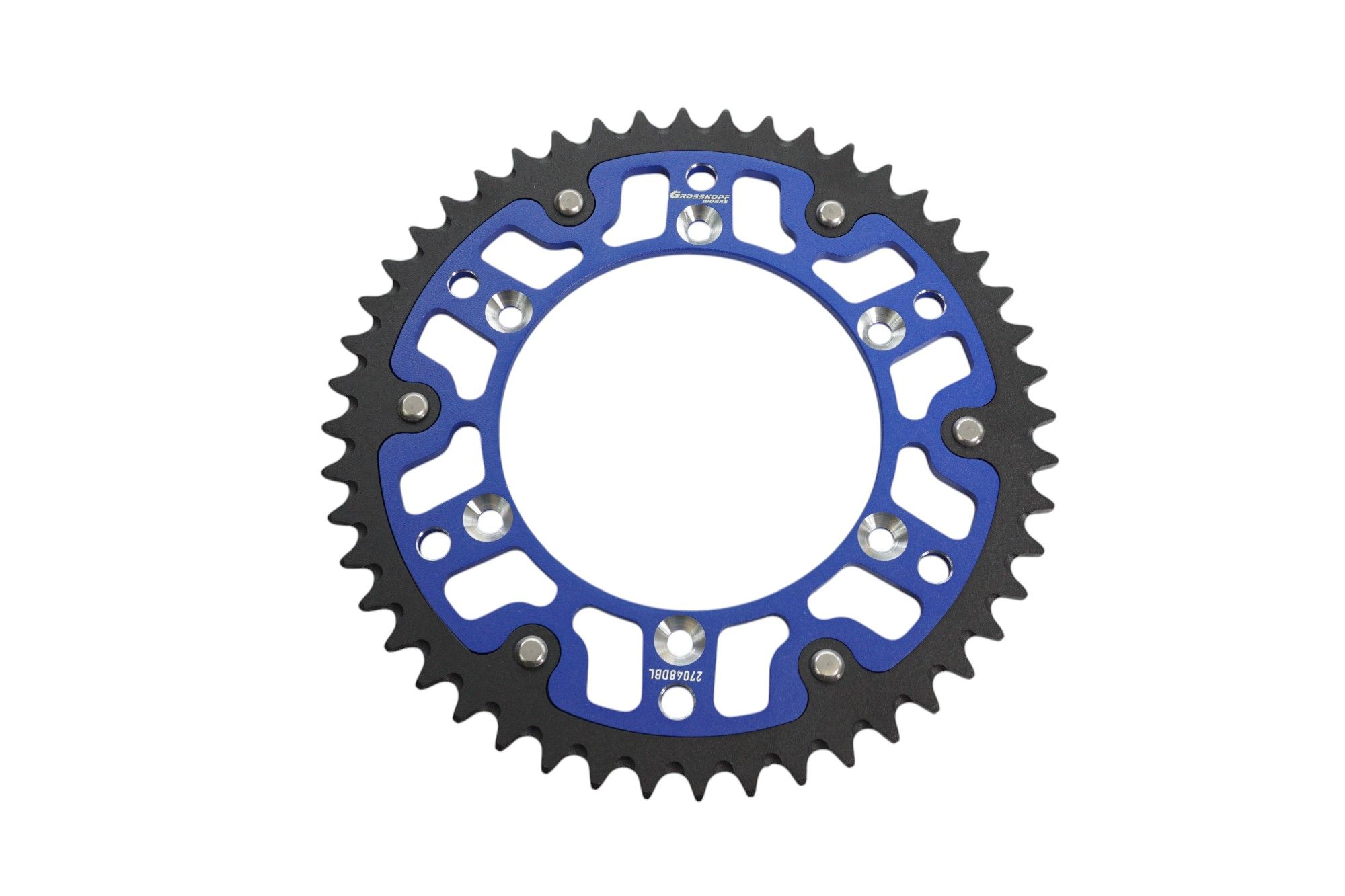 GROSSKOPF dual ring / stealth (STEEL-ALUMINIUM) 270 52 (27052) colour light blue (JTR251.52) (27052DBL)