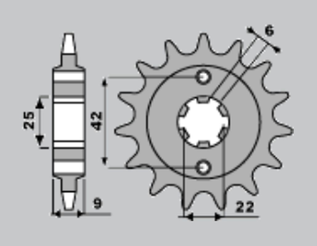 CHT řetězové kolo přední 276 15 HONDA CB250N 81-83 (JTF276.15) (CHT řetězové kolo přední 276 15 HONDA CB250N 81-83 (JTF276.15))