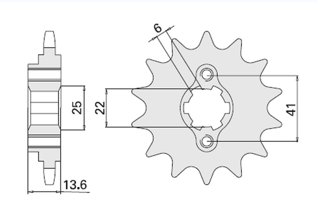 CHT řetězové kolo přední 293 15 HONDA XL 600V 87-88 (CHT řetězové kolo přední 293 15 HONDA XL 600V 87-88)