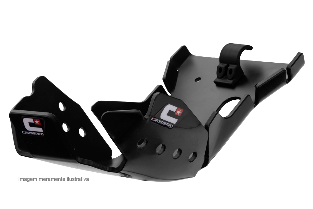 CROSSPRO kryt motoru plastový DTC ENDURO model "EC DTC" KTM EXC-F/EXCF 250/350 17-23, HUSQVARNA FE 250/350 19-23, GAS GAS EC/EX 250/350F 21-23 barva černá