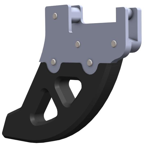 Cover of the brake disc rearplastic CROSSPRO 2CP09202150301