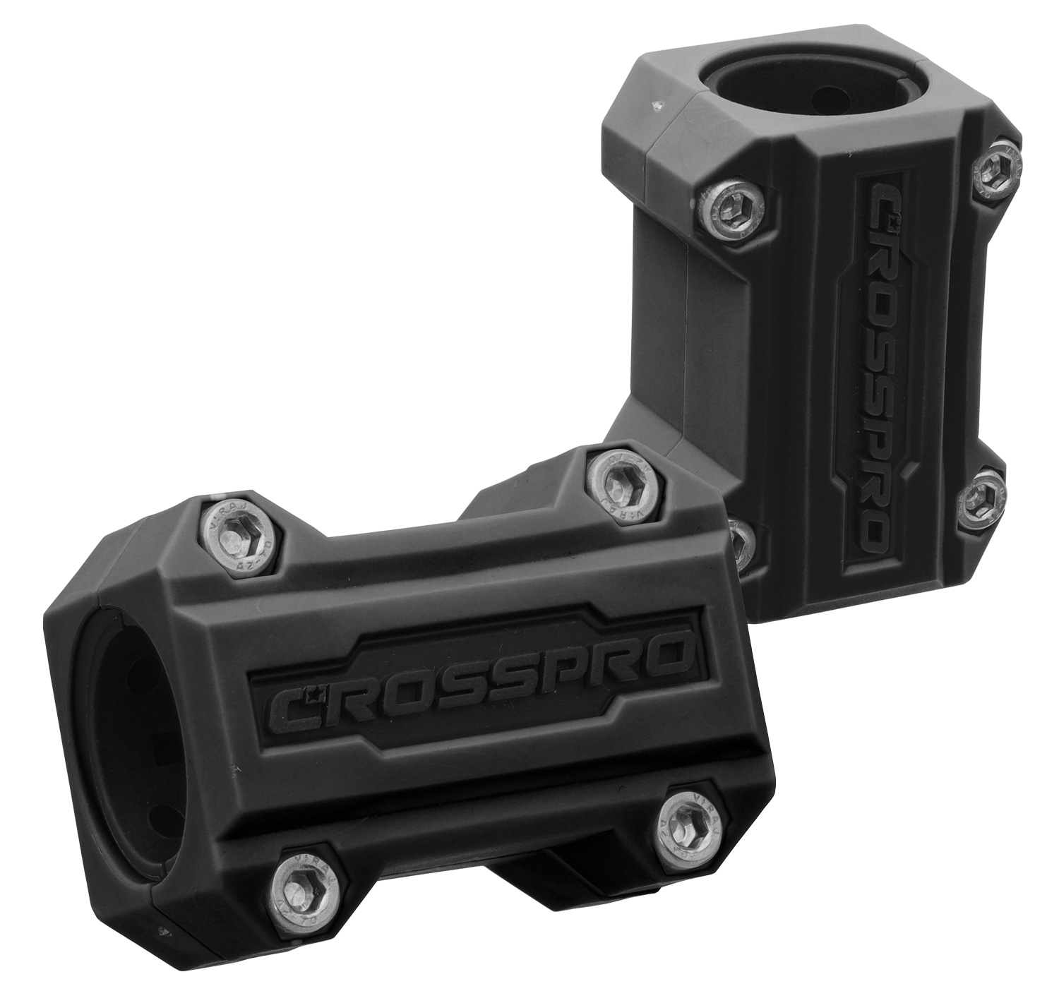 CROSSPRO slidery / nárazníky 22/25mm (komplet 2 kusy) barva černá