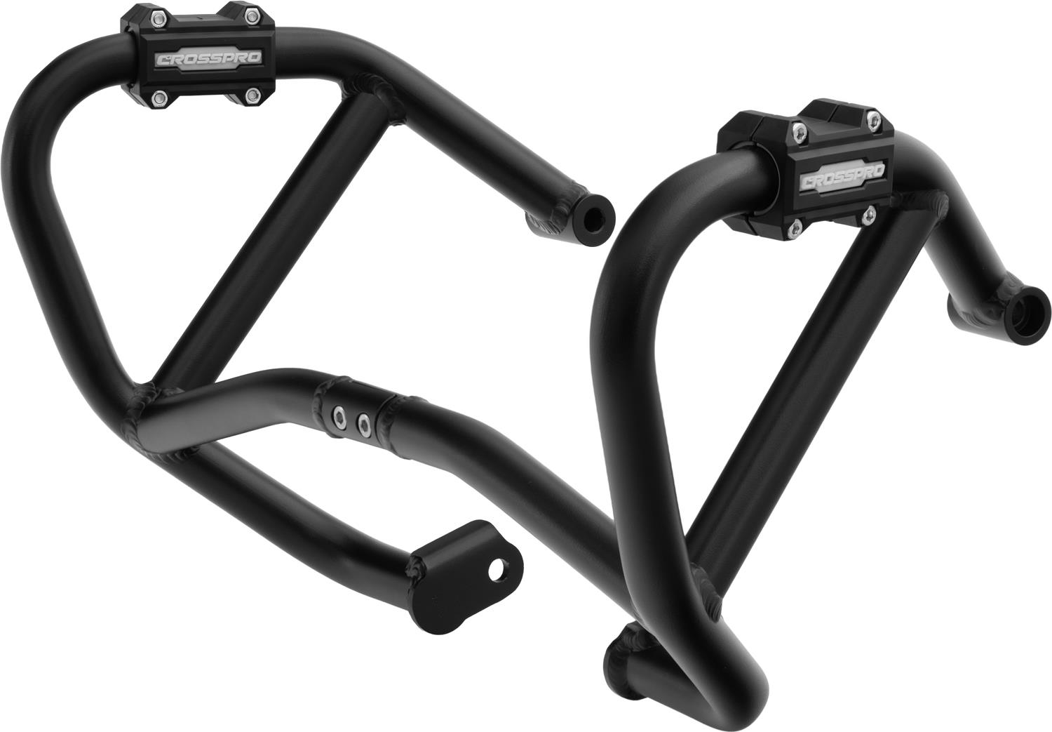 CROSSPRO hliníkové kryty motoru a chladiče GASGAS ES 700 / SM 700 22-24, HUSQVARNA 701 ENDURO / SUPERMOTO 22-, KTM 690 ENDURO / SMC R 19- barva černá MAT