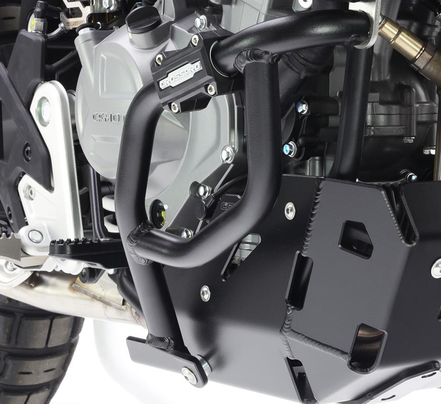 Levně CROSSPRO GMOLE hliníkové dolní kryty motoru i chladiče CF MOTO 450 MT 24 barva černá (kompatibilní s ORYGINALNĄ PŁYTĄ) (CROSSPRO GMOLE hliníkové)