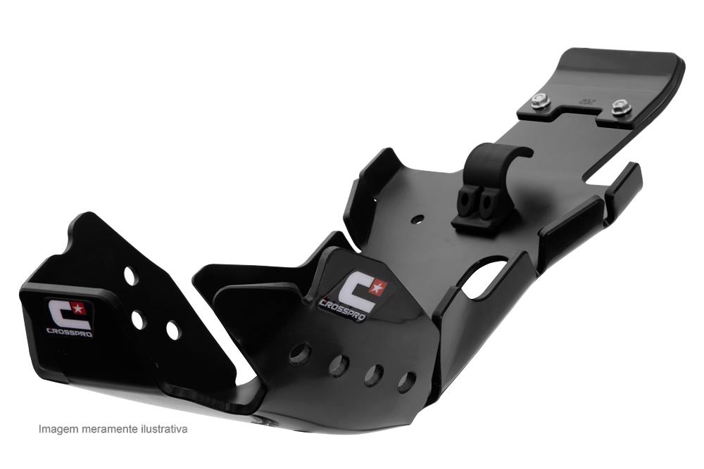 CROSSPRO kryt motoru a přepákování (PRO-kabel) plastový DTC HARD ENDURO BETA 250/300 RR 20-23 barva černá