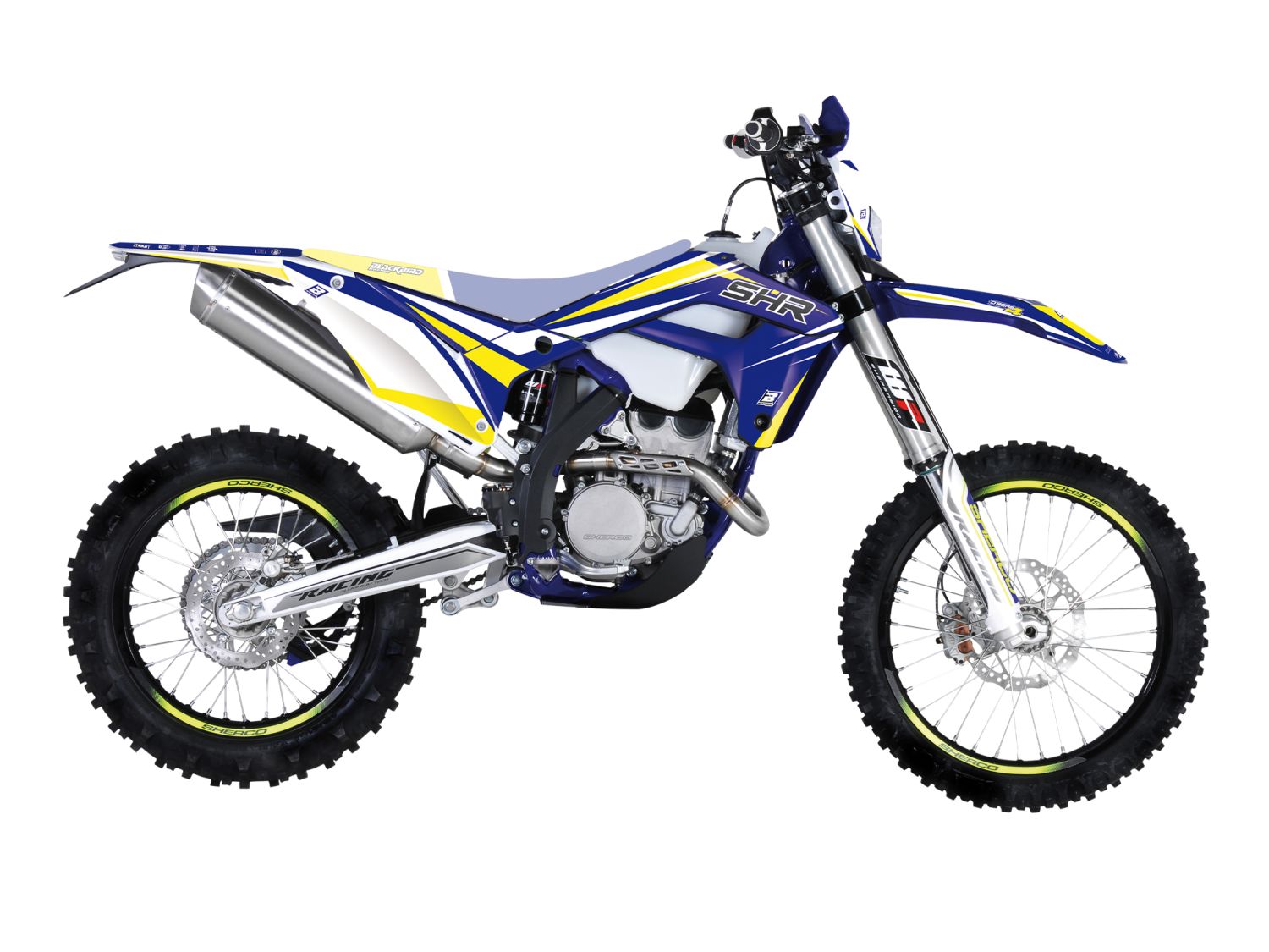 BLACKBIRD sada samolepek (dýhy) SHERCO SE/SEF 25 DREAM 4 barva