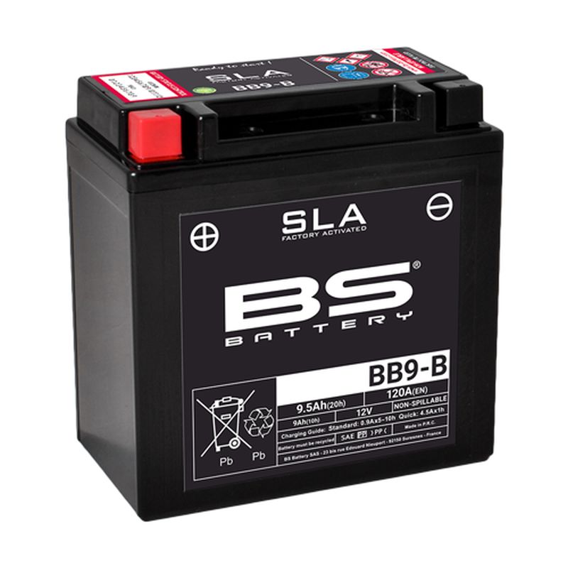 Levně BS akumulátor BB9-B (FA) 12V (YB9-B) 9AH 135X75X139 bezúdržbový - (120A) (6) (BS akumulátor BB9-B (FA) 12V (YB9-B) 9AH 135X75X139 bezúdržbový -)